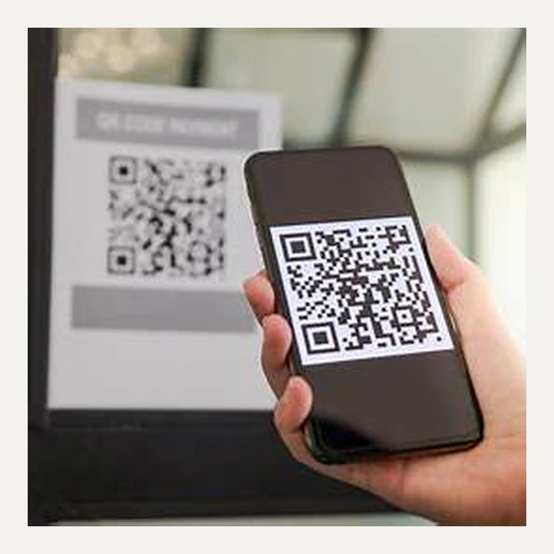QR voice message