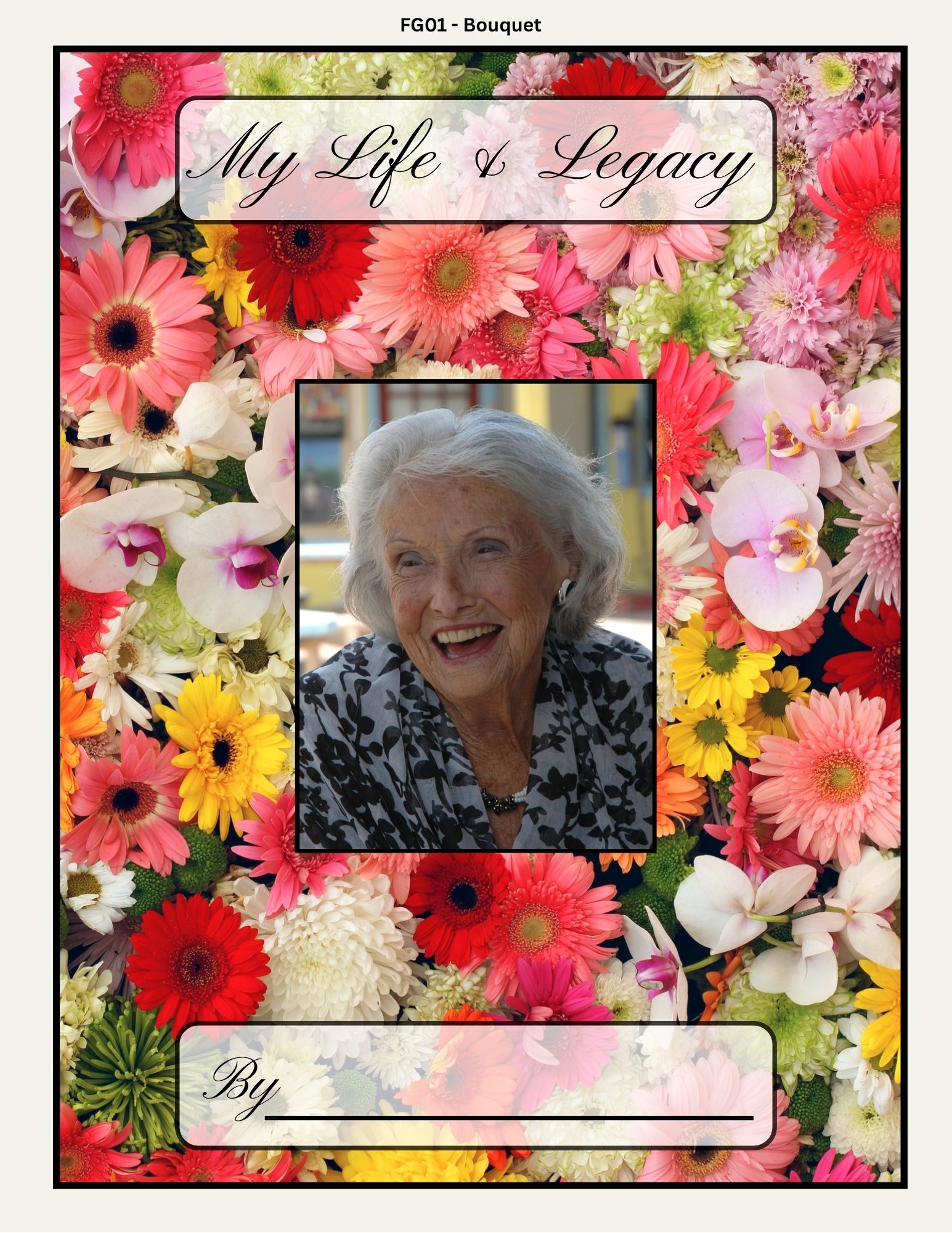 Bouquet cover personalized