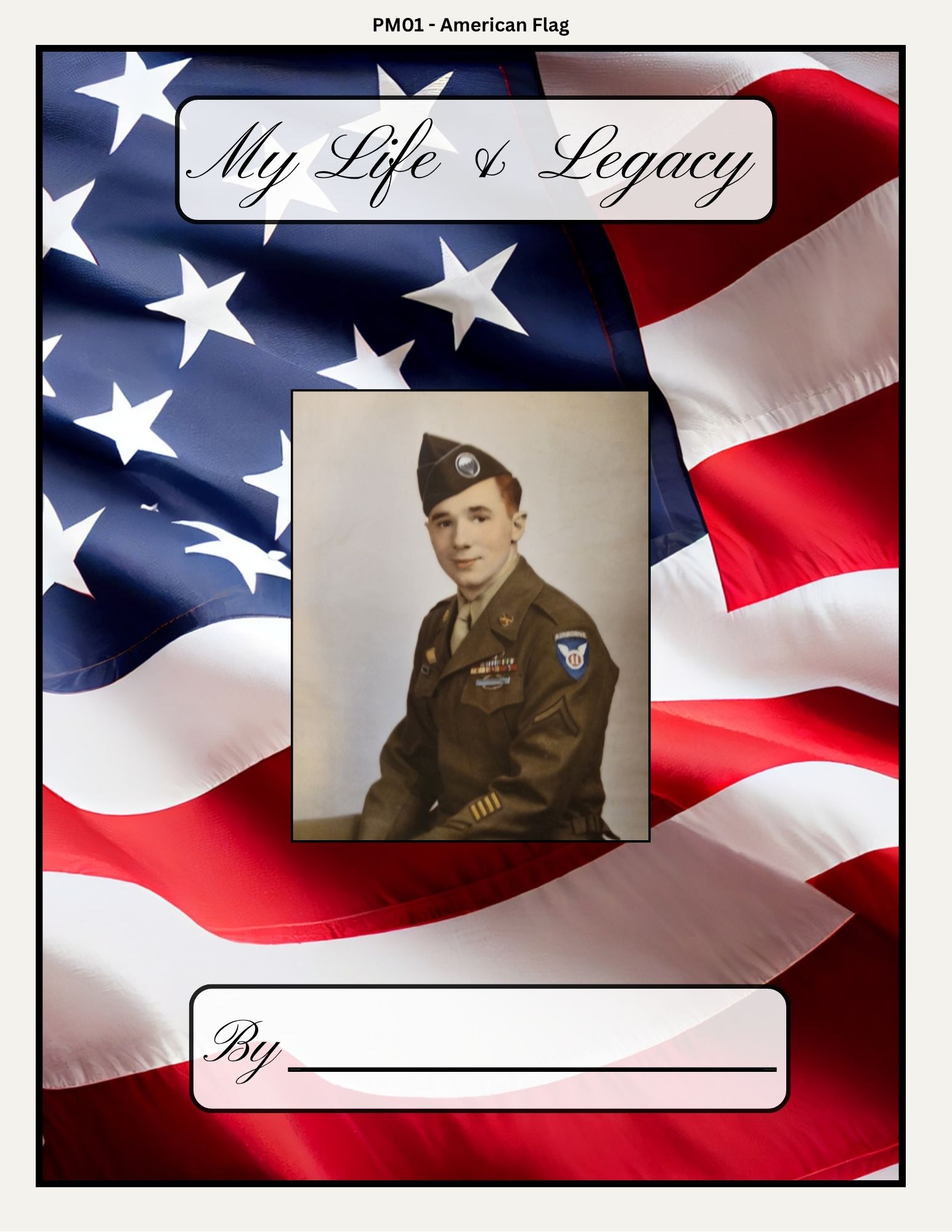 American Flag personalized